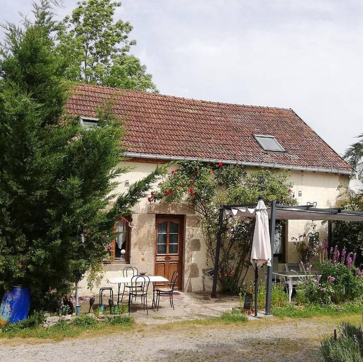 Chambre d’hôte pour 4 personnes, avec Terrasse et Jardin