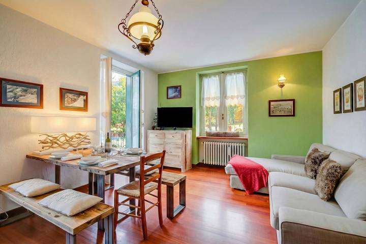 Gîte pour 4 personnes, avec balcon, animaux acceptés à Sauze d'Oulx