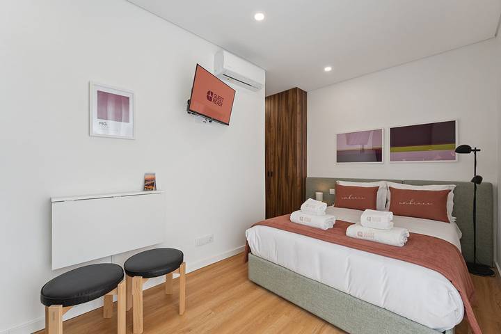 Apartamento estúdio para 2 pessoas, com Terraço em Ramalde