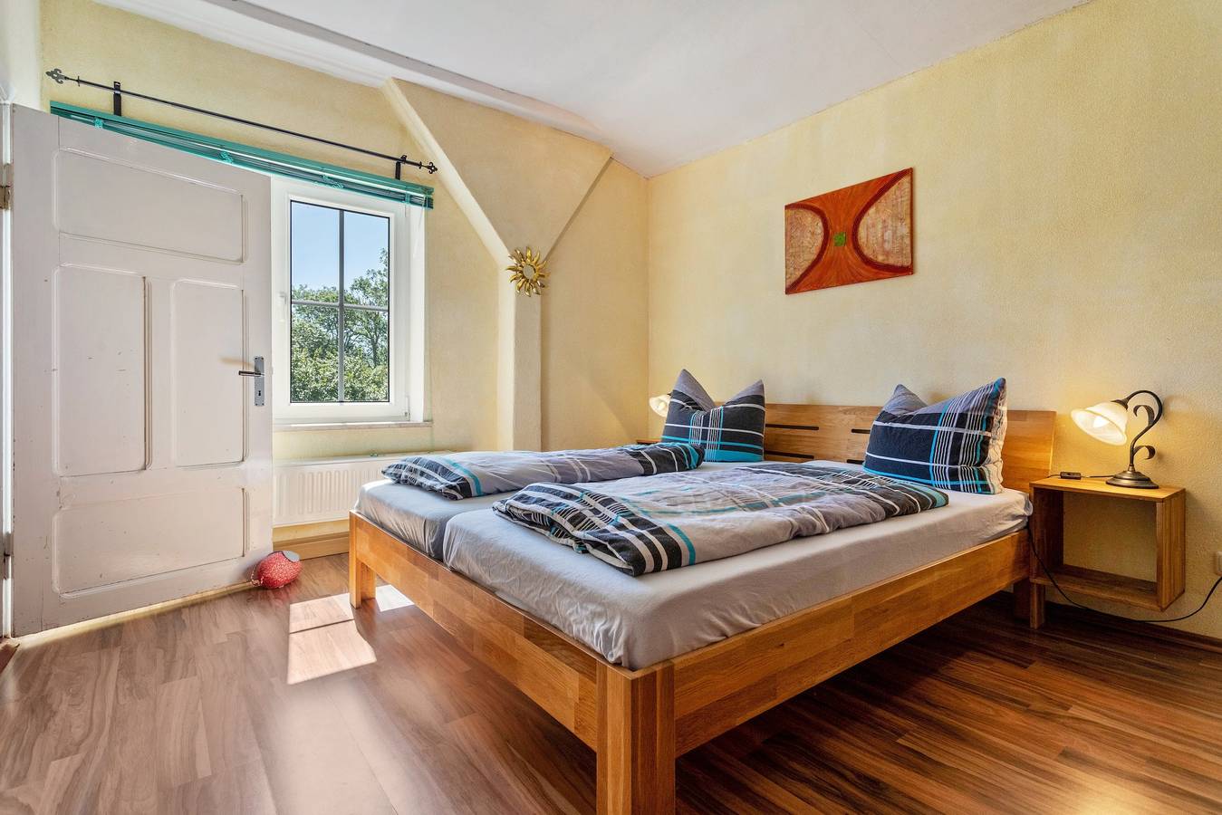 Ferienwohnung 'Kranichblick' mit privatem Garten, Balkon und Wi-Fi in Lüdershagen, Vorpommern-Rügen