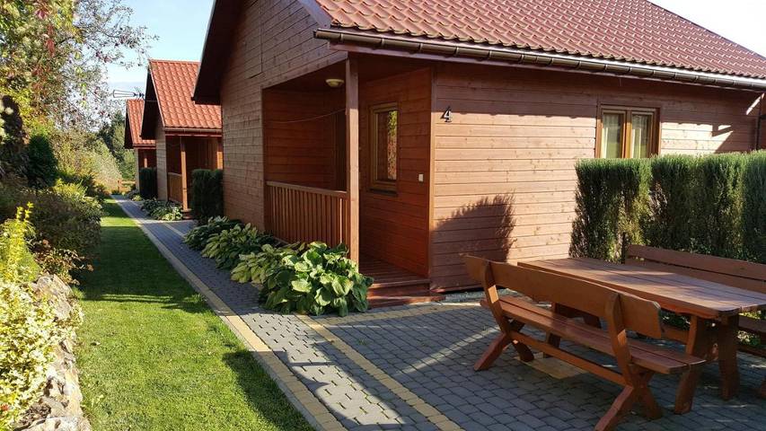Domek letniskowy dla 6 osób, z Balkon i Taras oraz Ogród w Polańczyk