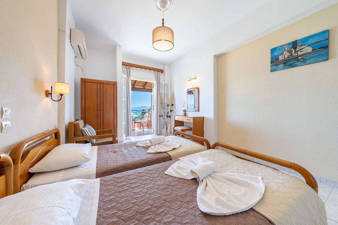 Estúdio inteiro, Apartamento Estúdio '8' com vista para o mar, Wi-Fi e ar condicionado in Corfu