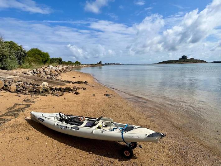 Location de vacances pour 2 personnes, avec jardin et vue, animaux acceptés à Lanmodez - 2