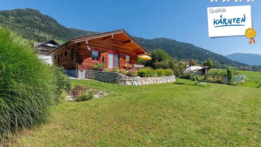 Bungalow für 6 Personen, mit Terrasse und Garten in den Alpen