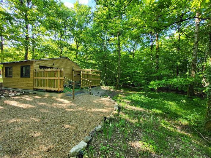 Chalet pour 2 personnes, avec vue et terrasse
