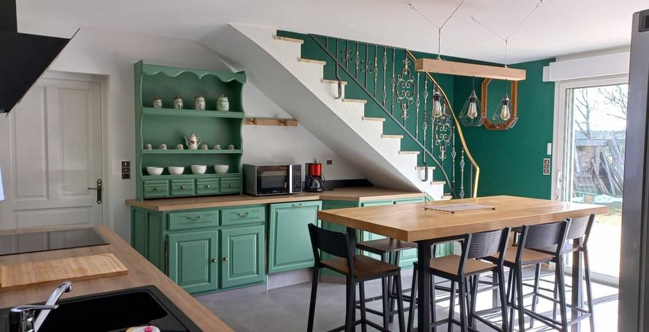 Gîte pour 8 personnes, avec jardin et terrasse