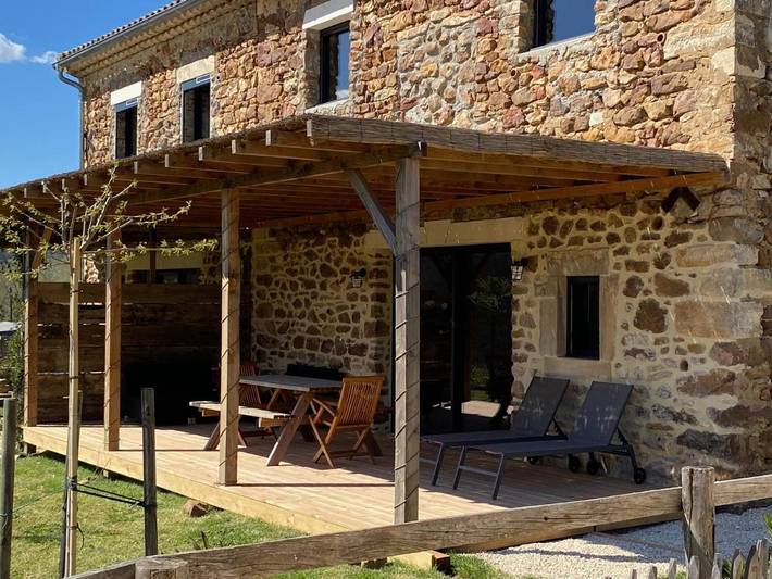 Maison d’hôte pour 6 personnes, avec Terrasse ainsi que Jardin et Vue