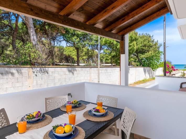 Ferienwohnung für 4 Personen, mit Garten, mit Haustier in Lido Specchiolla