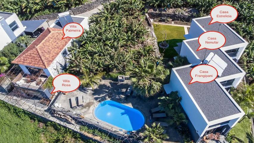 Bungalow für 3 Personen, mit Terrasse auf Madeira