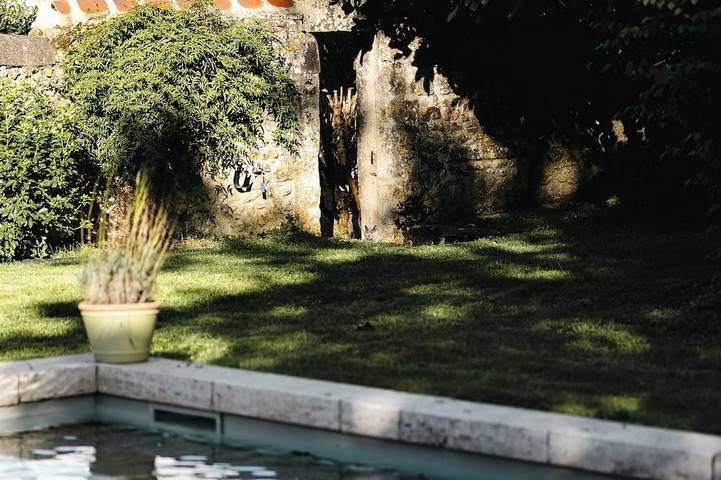 Location de vacances pour 12 personnes, avec jardin à Saché