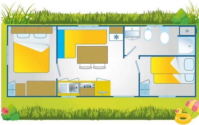 Don Antonio Glamping Village Mobilehome Happy Relax für 4 Personen in Giulianova (Gemeinde), Adriaküste Abruzzen