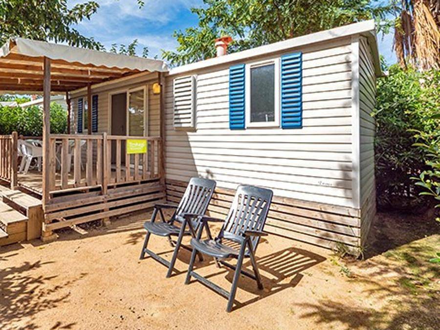 Camping Internacional Palamos - Mobilhome 4 personnes - Comfort | 2 Ch. | 4 Pers. | Terrasse surélevée in Palamós, Costa Brava