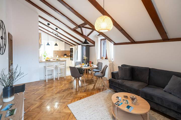 Ferienhaus für 4 Personen, mit Garten