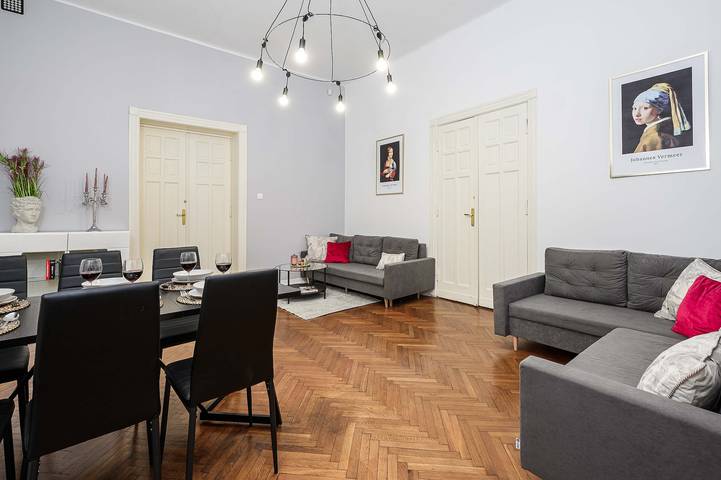 Cały apartament, Apartament wakacyjny dla 8 osób in Łódź, Województwo łódzkie