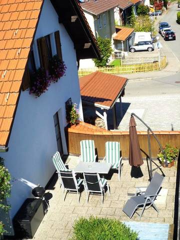 Ferienwohnung für 4 Personen, mit Garten und Ausblick in Isny im Allgäu