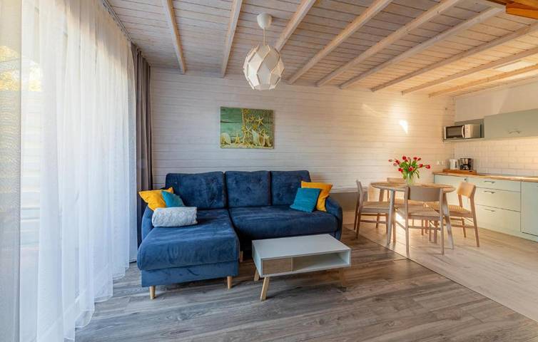 Ferienhaus für 7 Personen, mit Terrasse und Sauna, mit Haustier