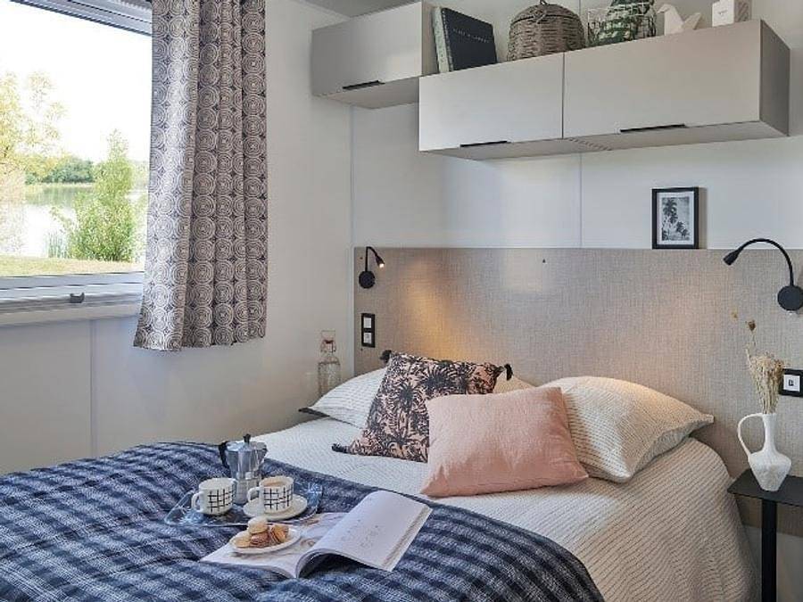 Camping La Tuilerie - Mobilhome 5 personnes - 2 chambres - terrasse semi couverte in Vic-sur-Seille, Région de Château-Salins