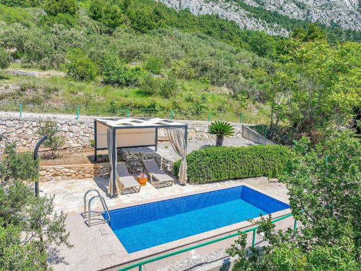 Ferienhaus für 2 Personen, mit Terrasse und Garten sowie Pool an der Makarska Riviera - 3
