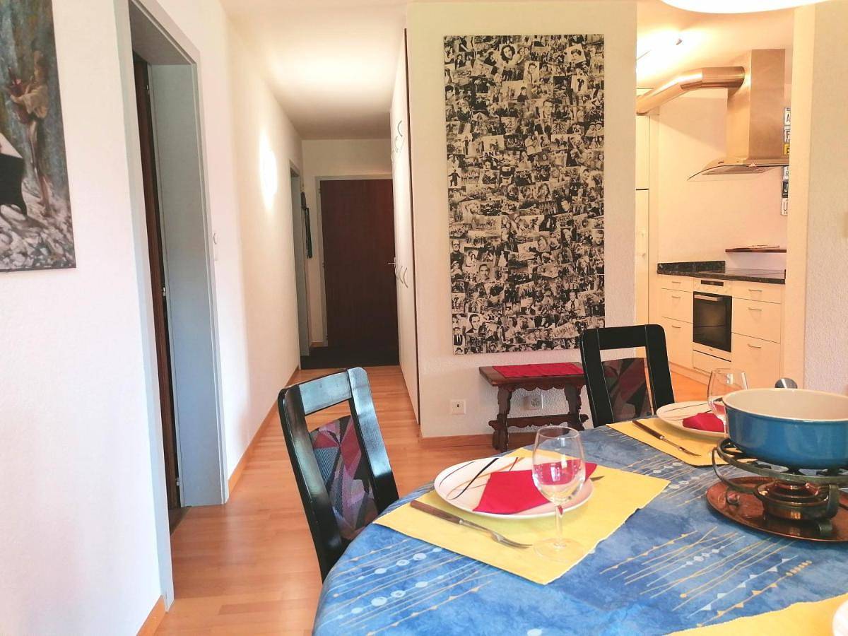Ganze Wohnung, One-Bedroom Apartment with Balcony in Charmey, Val-de-Charmey