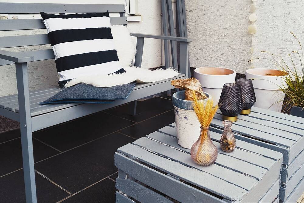 Ganze Wohnung, 2-Raum-Appartement mit Terrasse für bis 5 Personen - 10 Minuten zum Europapark - in Europa-Park, Mahlberg