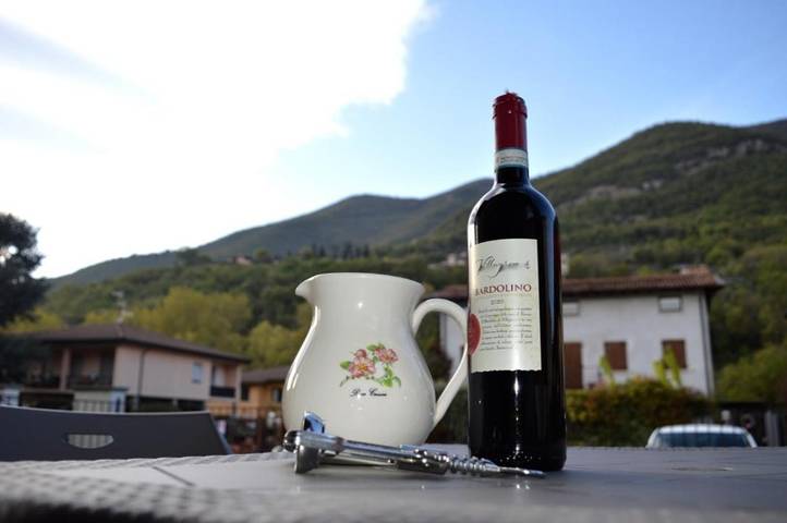 Ferienhaus für 4 Personen, mit Balkon und Terrasse sowie Garten und Ausblick