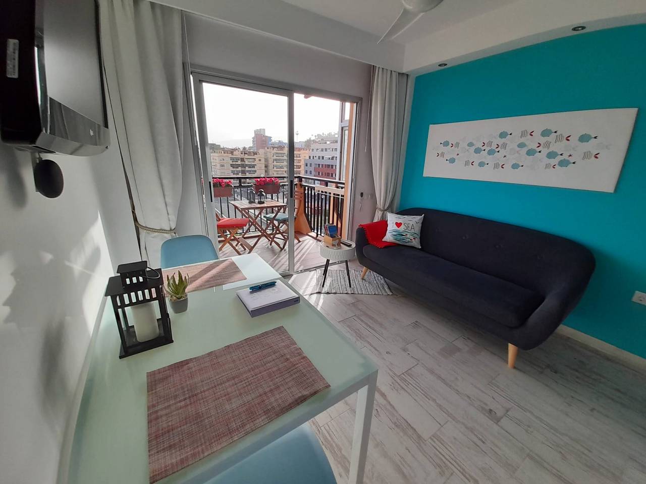 Ferienwohnung 'Cute Studio In The Sun' mit Gemeinschaftspool, Balkon und Wlan in Playa Jardin, Puerto de la Cruz