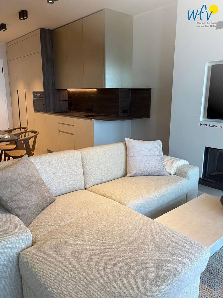 Ferienwohnung für 2 Personen, mit Balkon und Garten sowie Sauna in Sellin - 4