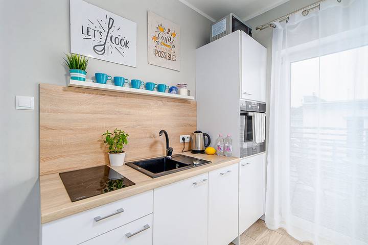 Ferienwohnung für 6 Personen, mit Balkon, mit Haustier in Grzybowo