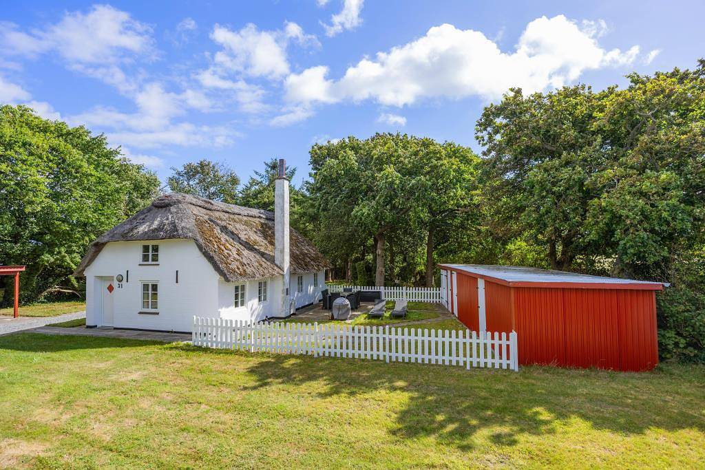 Reetdach-Romantik in Ballum nahe Rømø – mit eingezäuntem Garten in Tondern und Umgebung