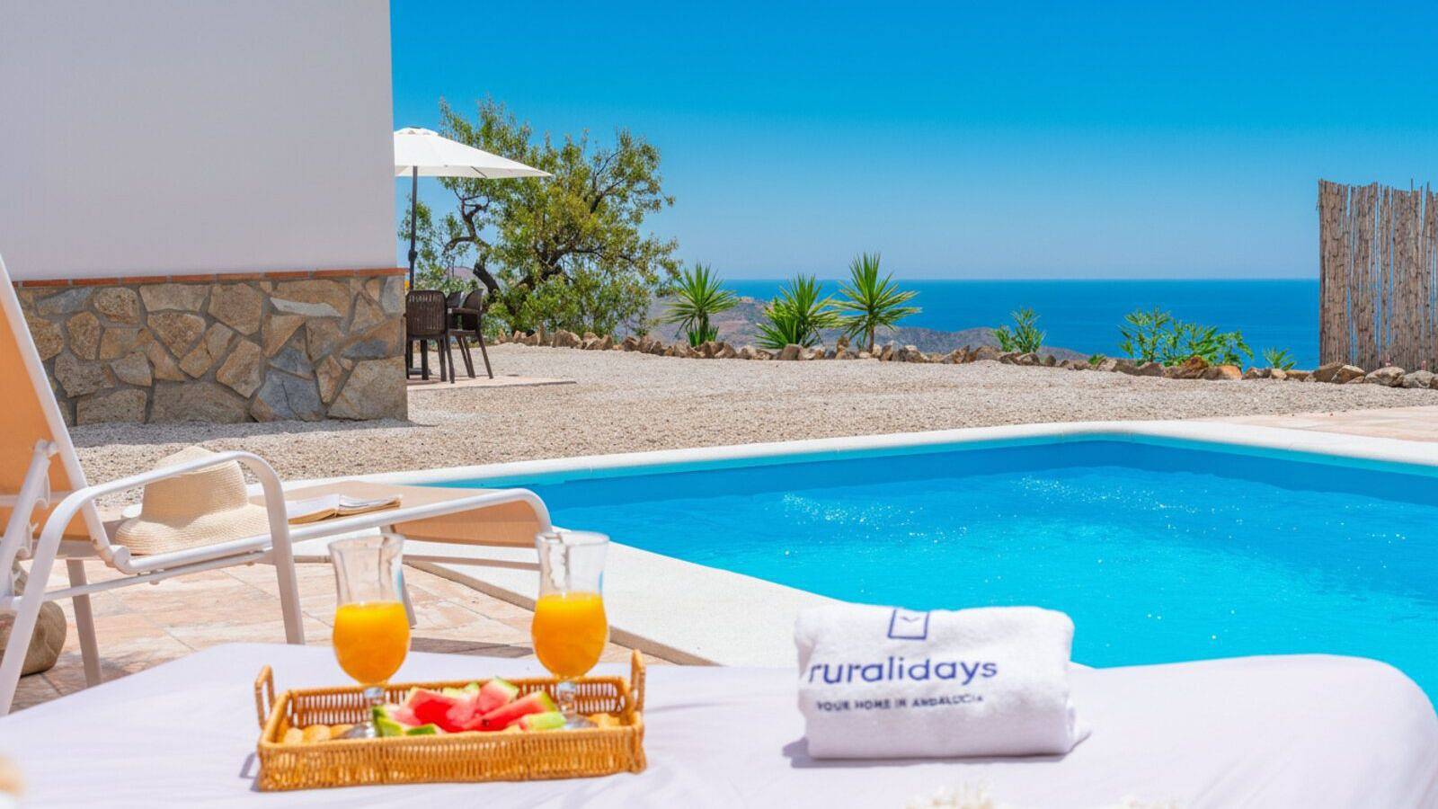 Villa el Mirador de la Axarquía Arenas by Ruralidays in Arenas, Costa del Sol