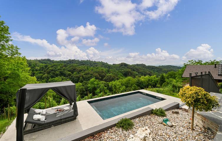 Ferienhaus für 2 Personen, mit Terrasse und Pool sowie Ausblick und Garten, mit Haustier in Kroatien - 3