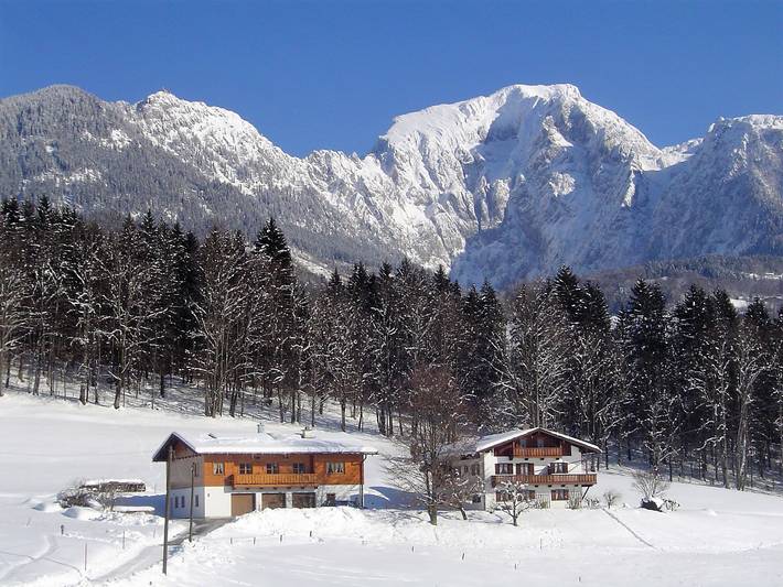 Ganze Ferienwohnung, Obergöbllehen - Ferienwohnung Nr. 2, 1 - 2 Personen, 44 qm, 1 Schlafzimmer, 2 Balkone in Schönau am Königssee, Berchtesgadener Alpen