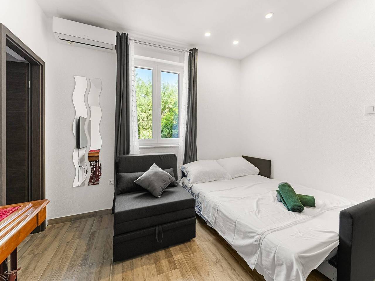 Apartment mit einem Schlafzimmer und Meerblick in Kukljica, Insel Ugljan