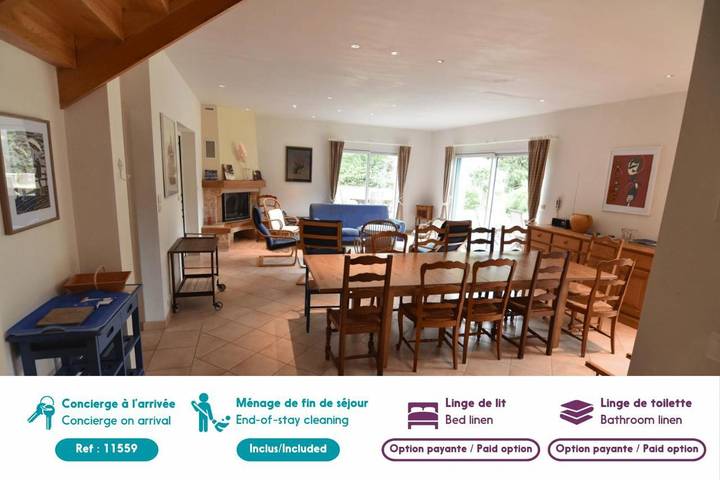 Location de vacances pour 13 personnes, avec Terrasse et Jardin dans Plage Le Portuais - 2