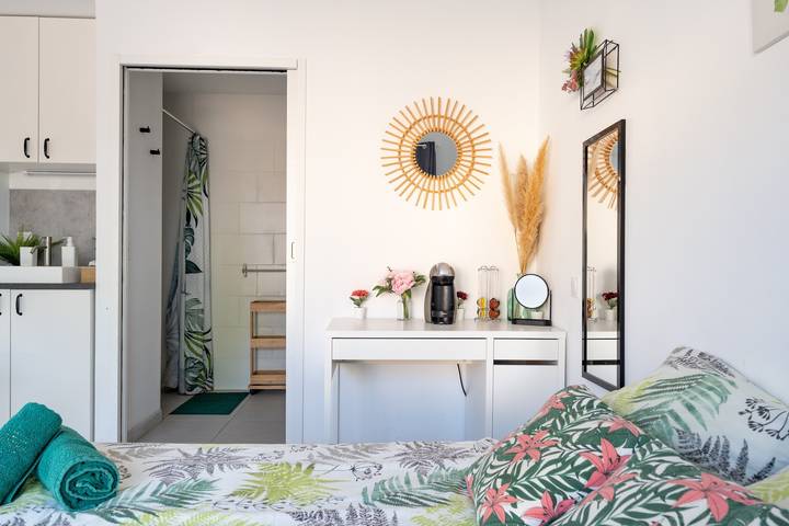 “Nature Room” Guesthouse with Shared Terrace, Wi-Fi, and Air Conditioning in Saint-Savin (Gironde), Blaye region