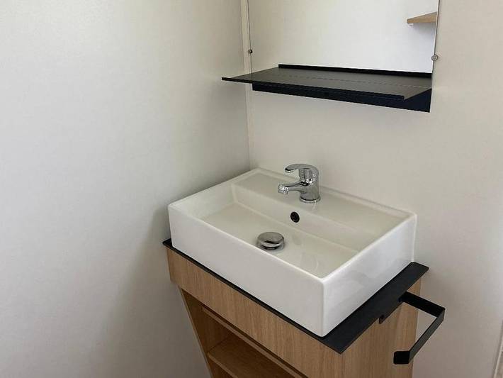 Camping les 2 Plages Quend - Mobile home 2 persons - 1 bedroom - covered terrace in Quend, Abbeville region