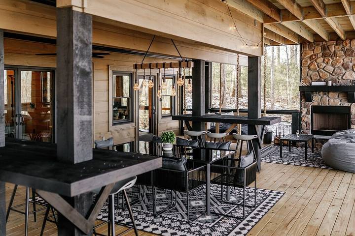 Blockhütte für 6 Personen, mit Whirlpool und Terrasse - 1