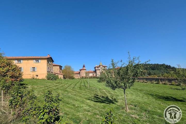 Location de vacances pour 12 personnes, avec piscine et jardin, animaux acceptés à Pomeys