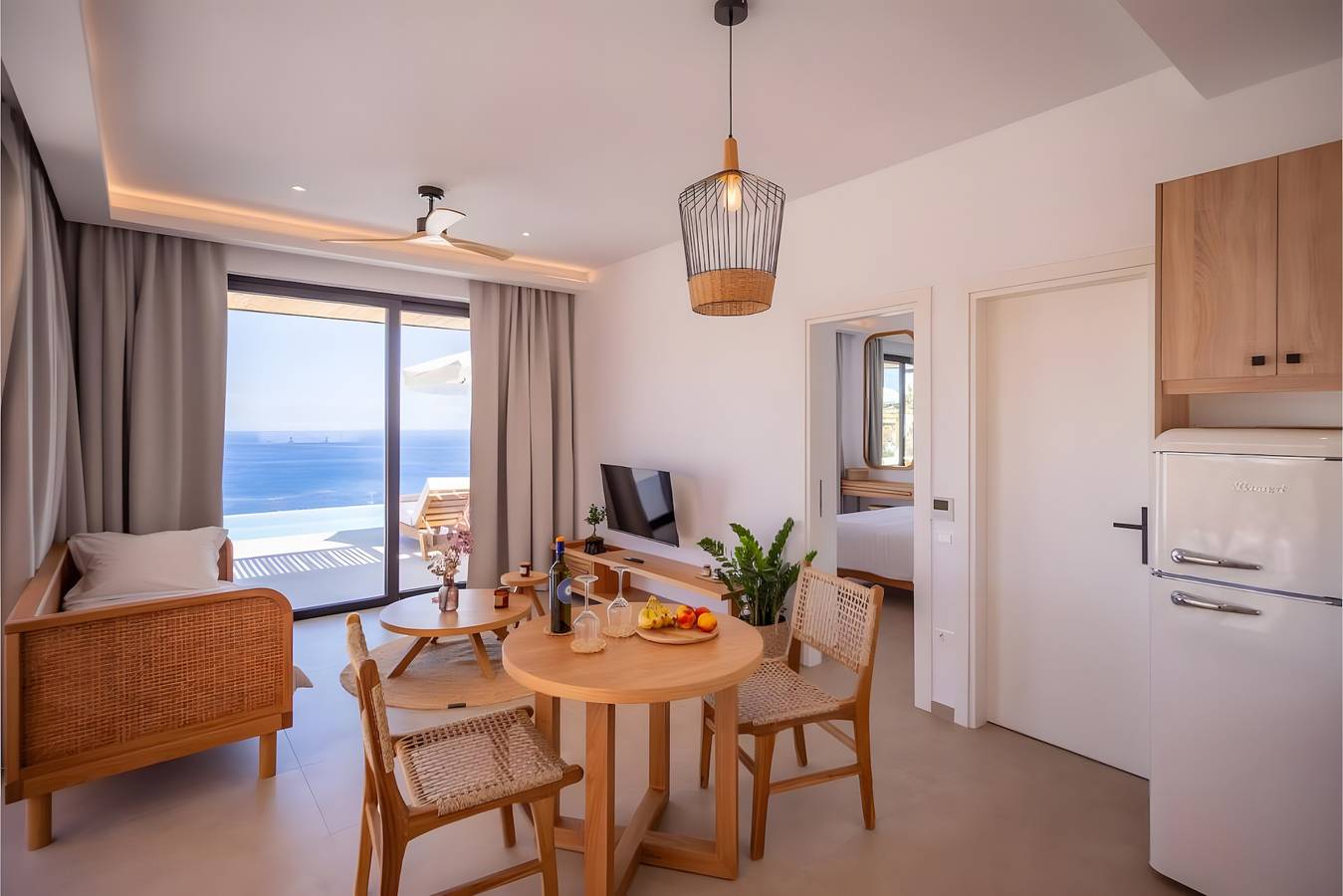Villa 'One-Bedroom For 3' con vistas al mar, Wi-Fi y aire acondicionado in Zante
