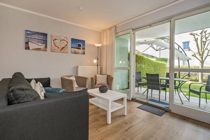 Vakantiewoning voor 3 personen, met Terras en Tuin
