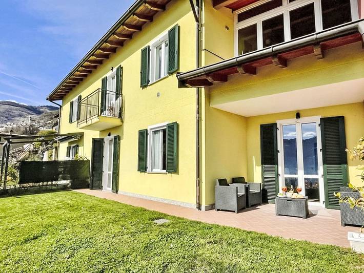 Ferienwohnung für 4 Personen, mit Seeblick und Garten