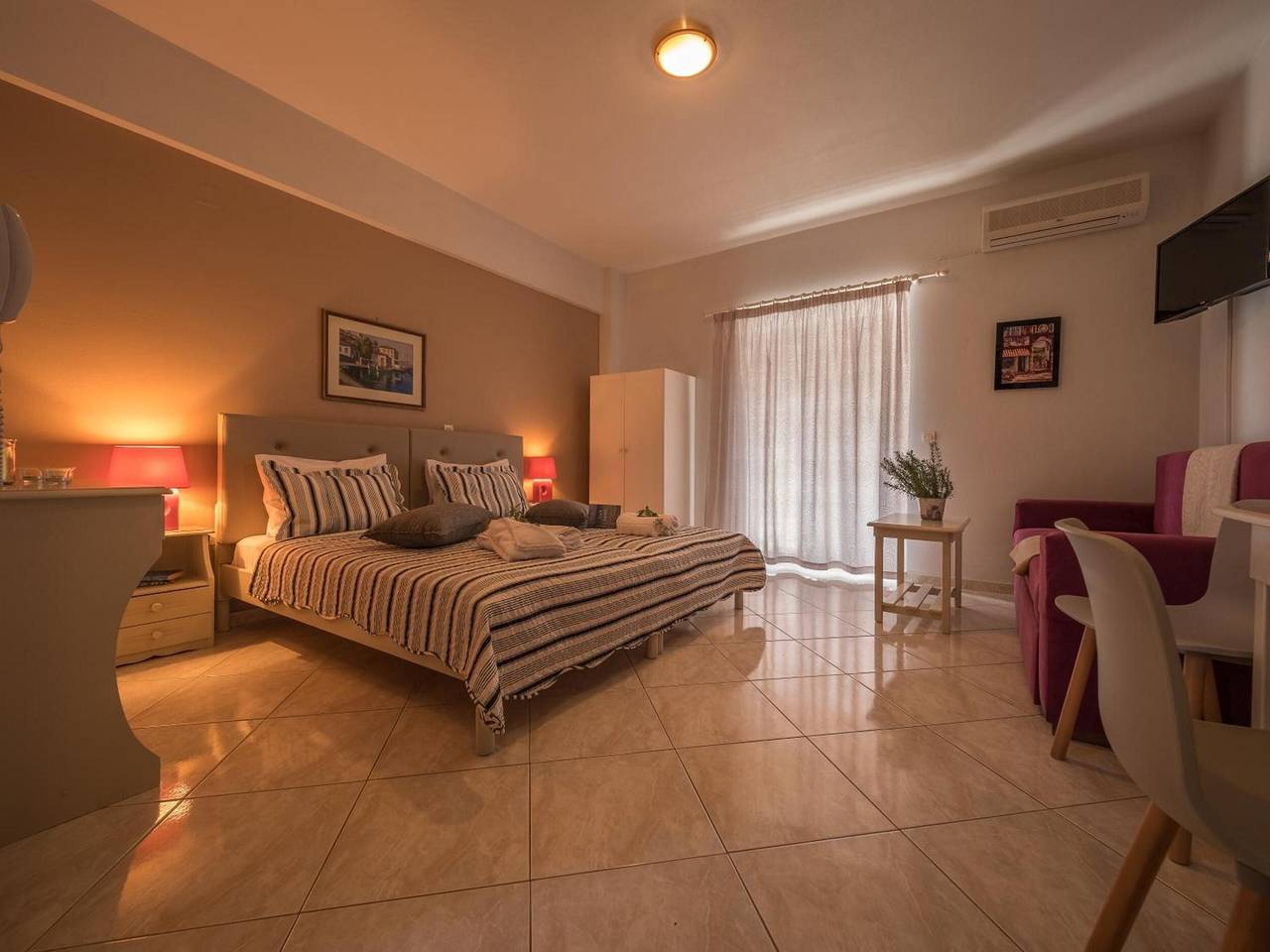 Studio entier, Studio « Panorama » avec Wi-Fi et climatisation in Région de Messenia