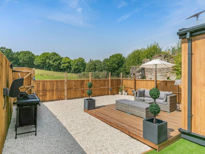 Glamping for 4 people, with garden in Lancashire