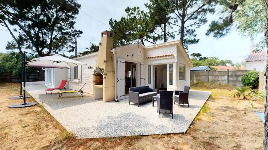 Appartement de vacances pour 5 personnes, avec jardin