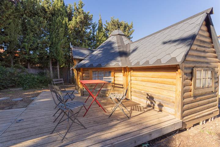 Chalet pour 5 personnes, avec jardin, animaux acceptés