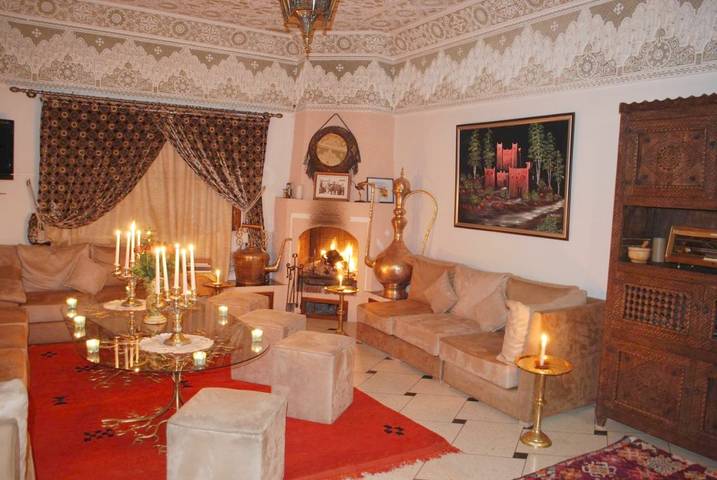 Riad pour 2 personnes, avec vue ainsi que piscine et jardin