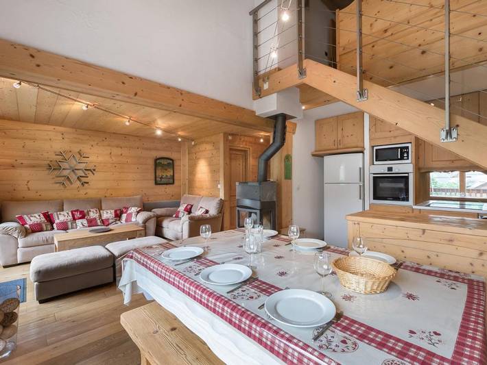 Gîte pour 6 personnes, avec balcon dans Office De Tourisme De Meribel Les Allues