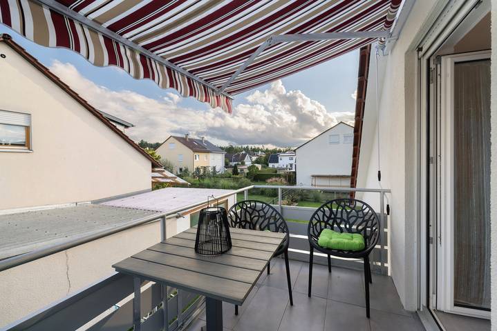 Hel lejlighed, Rosengarten Apartment with Balcony, 3 Dtv Stars & 3 Paw Stars in Mössingen, Neckar-Alb
