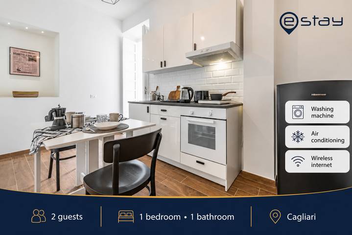 Ferienwohnung für 2 Personen, mit Balkon/Terrasse in Cagliari
