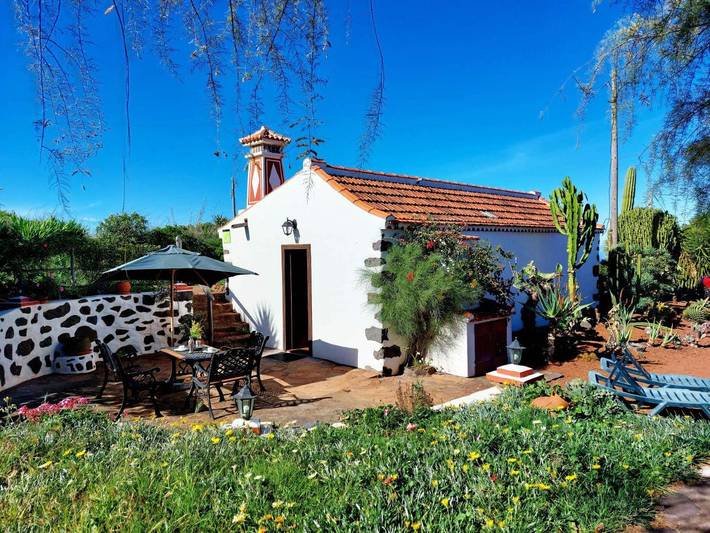 Casa rural para 2 personas, con terraza y jardín en Garafía